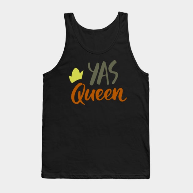 YAS QUEEN DESIGN Tank Top by The C.O.B. Store